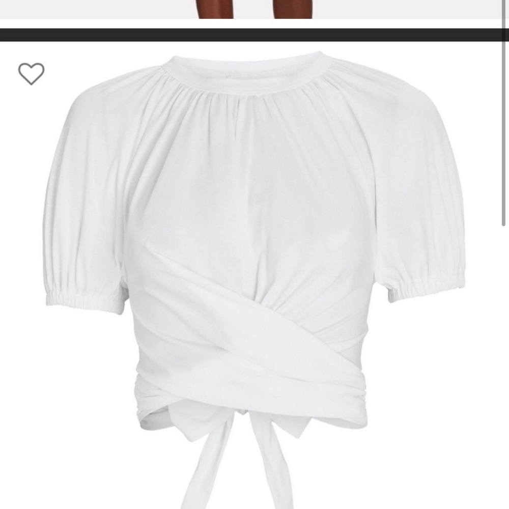 ALC Cropped tie back top
